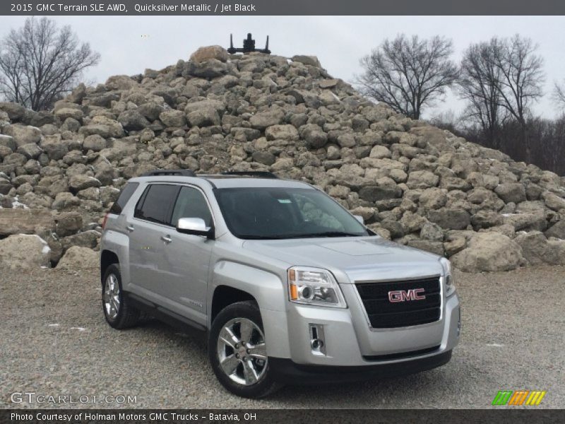 Quicksilver Metallic / Jet Black 2015 GMC Terrain SLE AWD