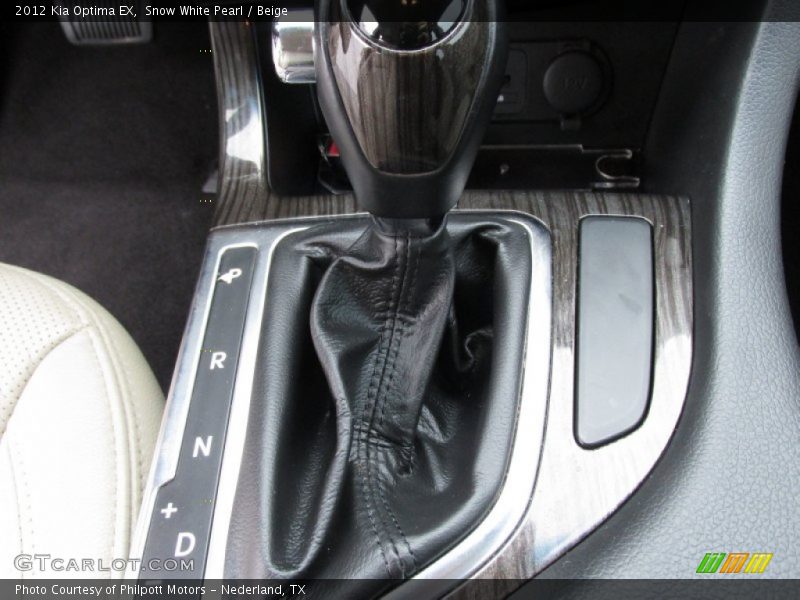 Snow White Pearl / Beige 2012 Kia Optima EX