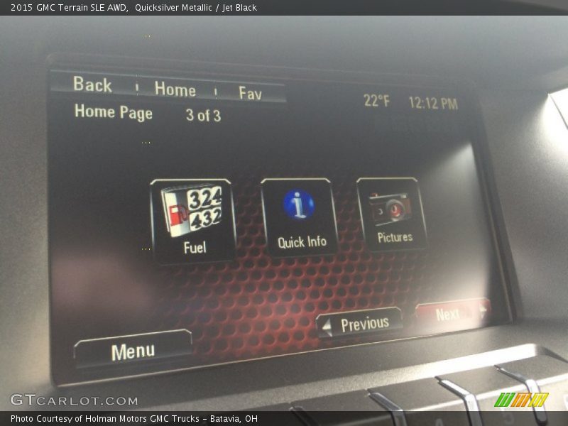 Quicksilver Metallic / Jet Black 2015 GMC Terrain SLE AWD