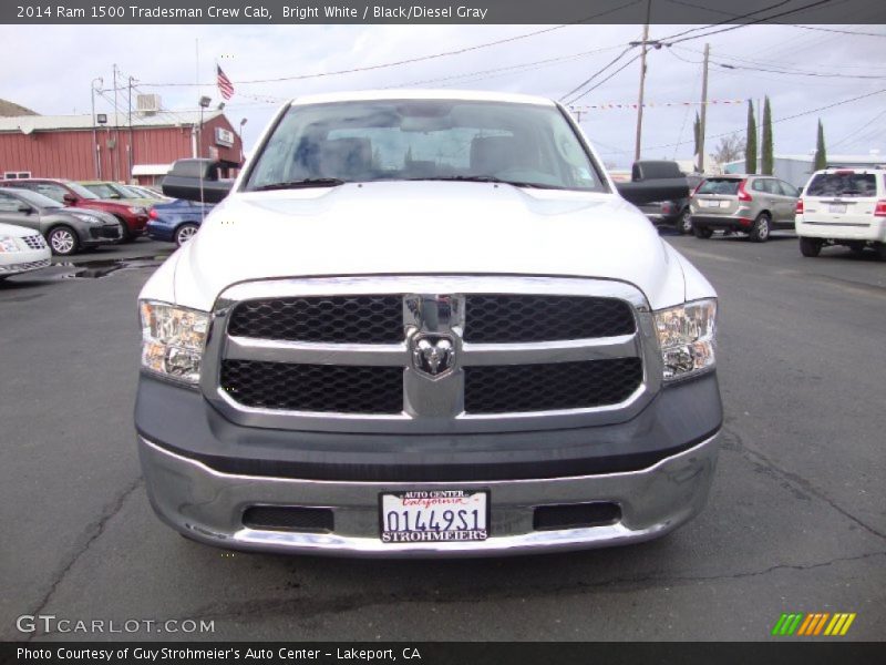 Bright White / Black/Diesel Gray 2014 Ram 1500 Tradesman Crew Cab