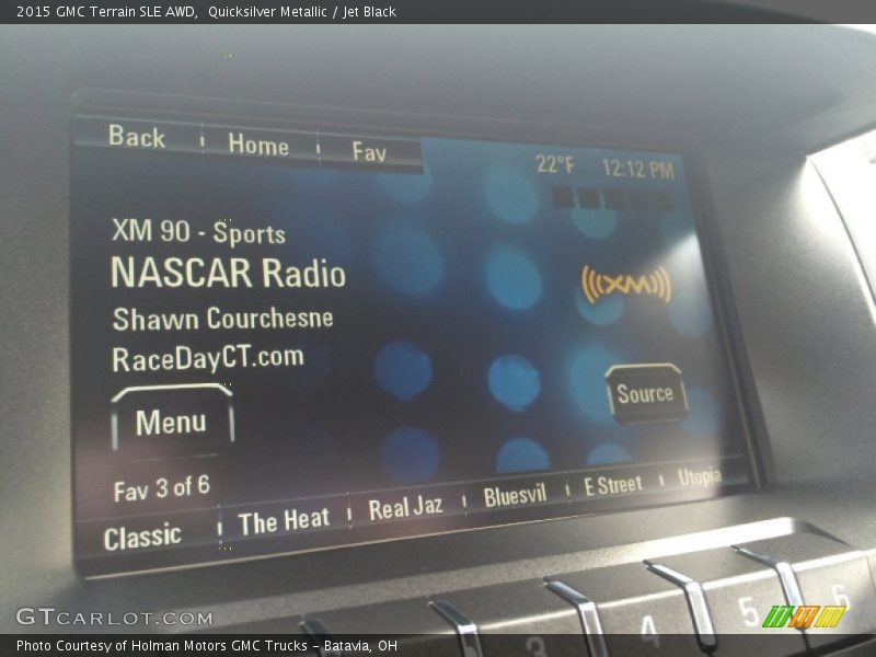 Quicksilver Metallic / Jet Black 2015 GMC Terrain SLE AWD