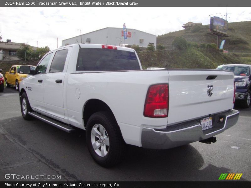 Bright White / Black/Diesel Gray 2014 Ram 1500 Tradesman Crew Cab