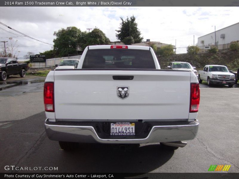 Bright White / Black/Diesel Gray 2014 Ram 1500 Tradesman Crew Cab