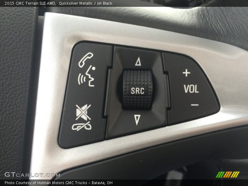 Quicksilver Metallic / Jet Black 2015 GMC Terrain SLE AWD