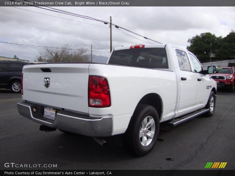 Bright White / Black/Diesel Gray 2014 Ram 1500 Tradesman Crew Cab