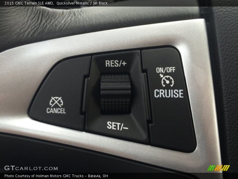 Quicksilver Metallic / Jet Black 2015 GMC Terrain SLE AWD