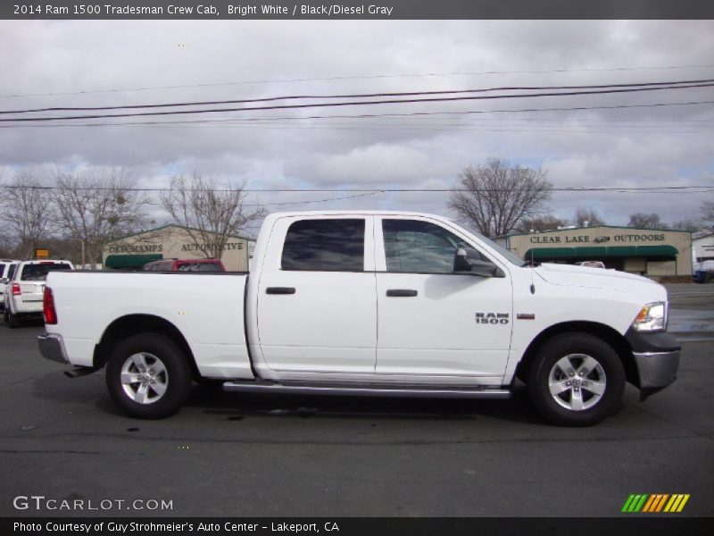 Bright White / Black/Diesel Gray 2014 Ram 1500 Tradesman Crew Cab