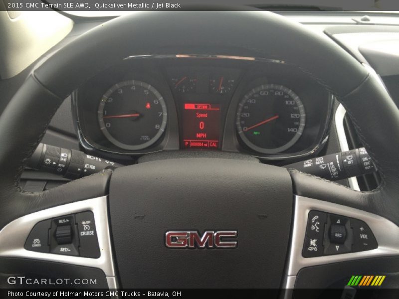 Quicksilver Metallic / Jet Black 2015 GMC Terrain SLE AWD