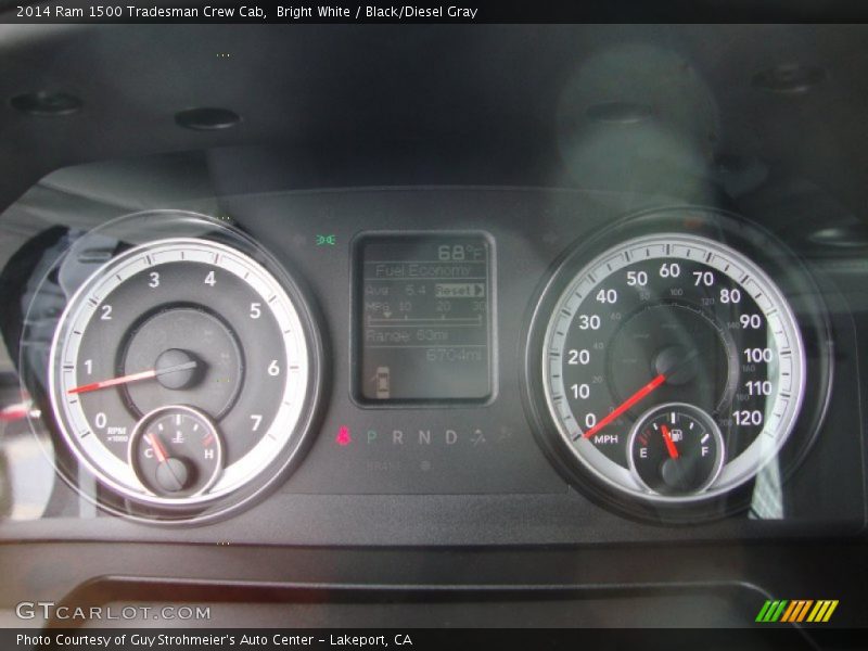 Bright White / Black/Diesel Gray 2014 Ram 1500 Tradesman Crew Cab