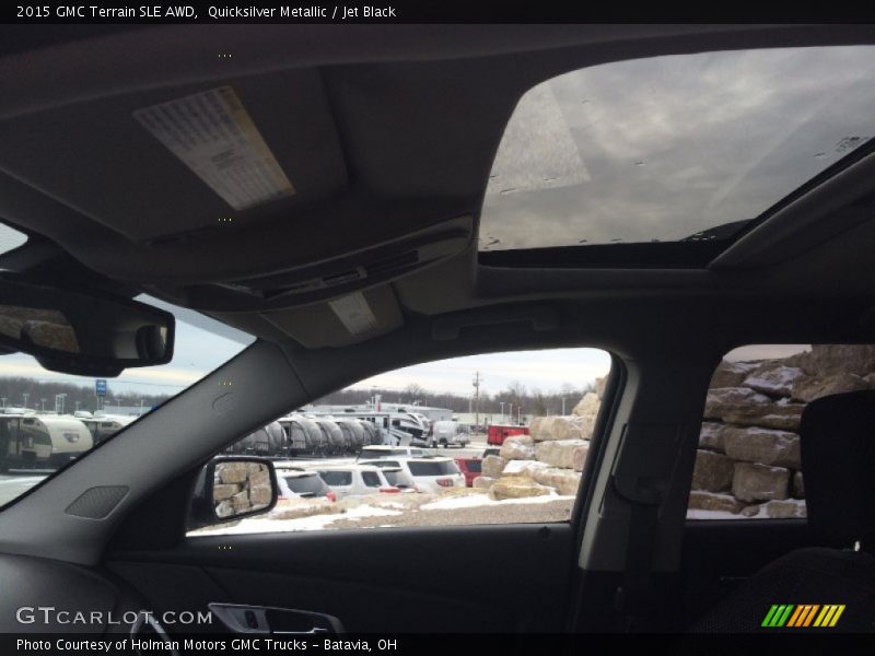Quicksilver Metallic / Jet Black 2015 GMC Terrain SLE AWD