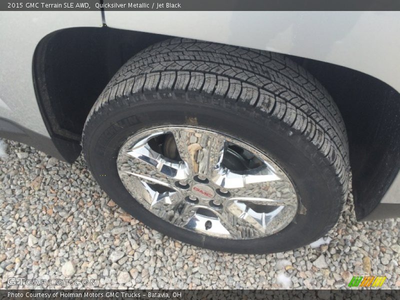 Quicksilver Metallic / Jet Black 2015 GMC Terrain SLE AWD