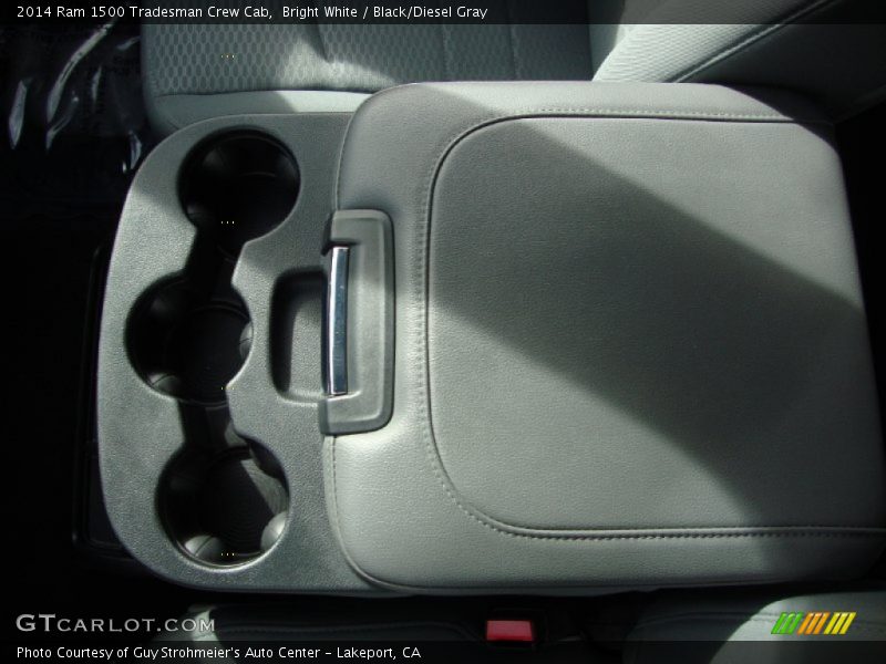 Bright White / Black/Diesel Gray 2014 Ram 1500 Tradesman Crew Cab