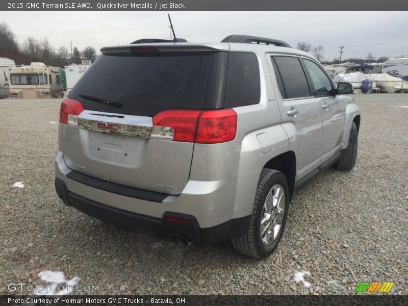 Quicksilver Metallic / Jet Black 2015 GMC Terrain SLE AWD