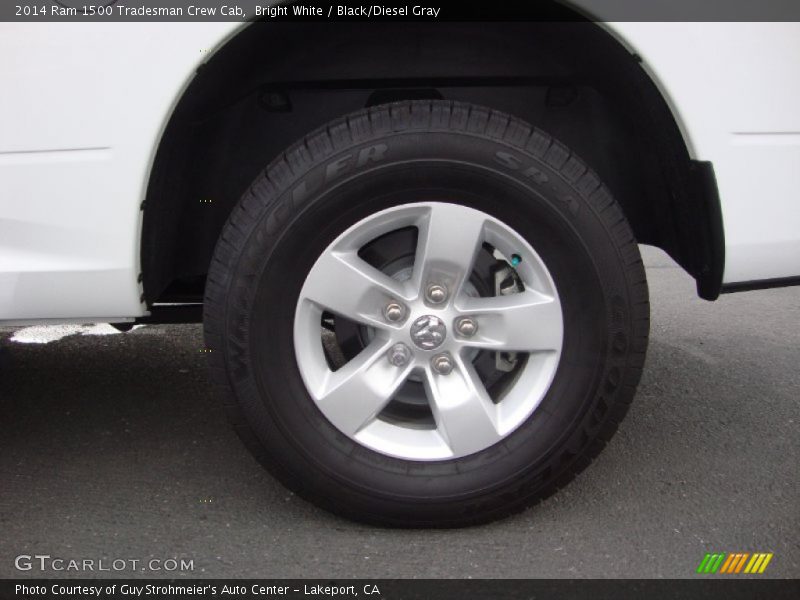 Bright White / Black/Diesel Gray 2014 Ram 1500 Tradesman Crew Cab