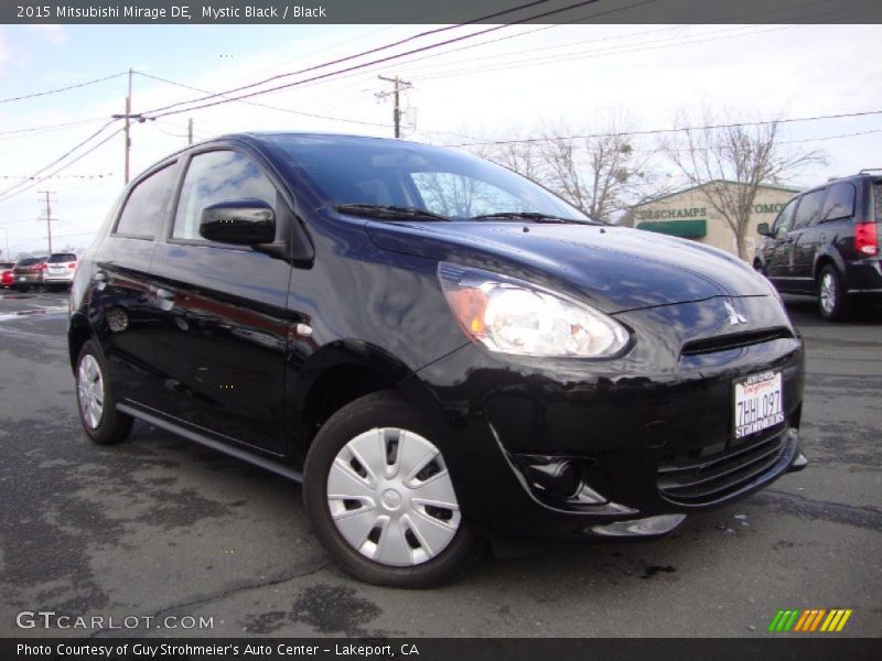 Mystic Black / Black 2015 Mitsubishi Mirage DE