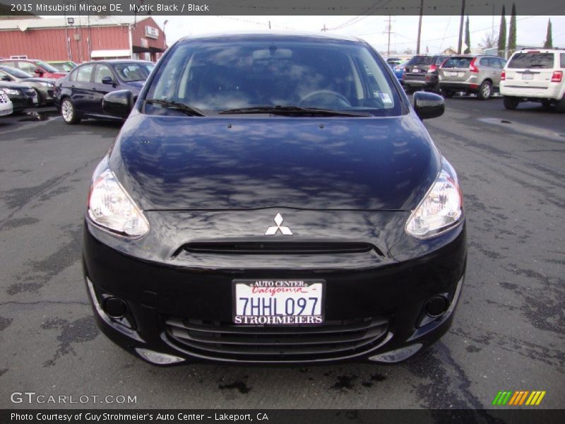Mystic Black / Black 2015 Mitsubishi Mirage DE