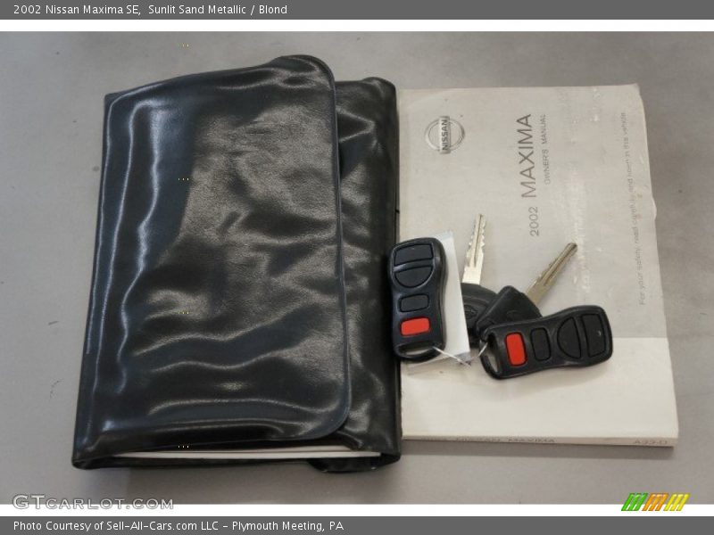 Sunlit Sand Metallic / Blond 2002 Nissan Maxima SE