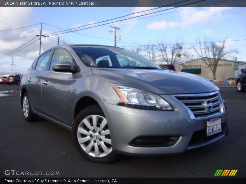 Magnetic Gray / Charcoal 2014 Nissan Sentra SV
