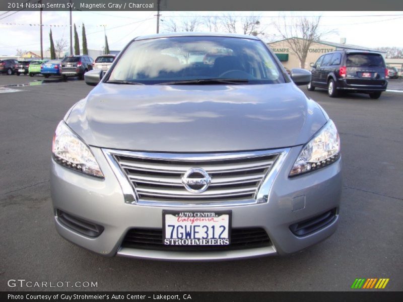 Magnetic Gray / Charcoal 2014 Nissan Sentra SV