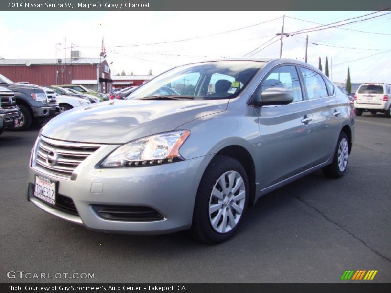 Magnetic Gray / Charcoal 2014 Nissan Sentra SV
