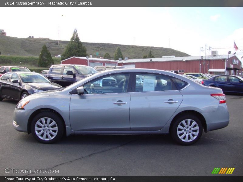 Magnetic Gray / Charcoal 2014 Nissan Sentra SV