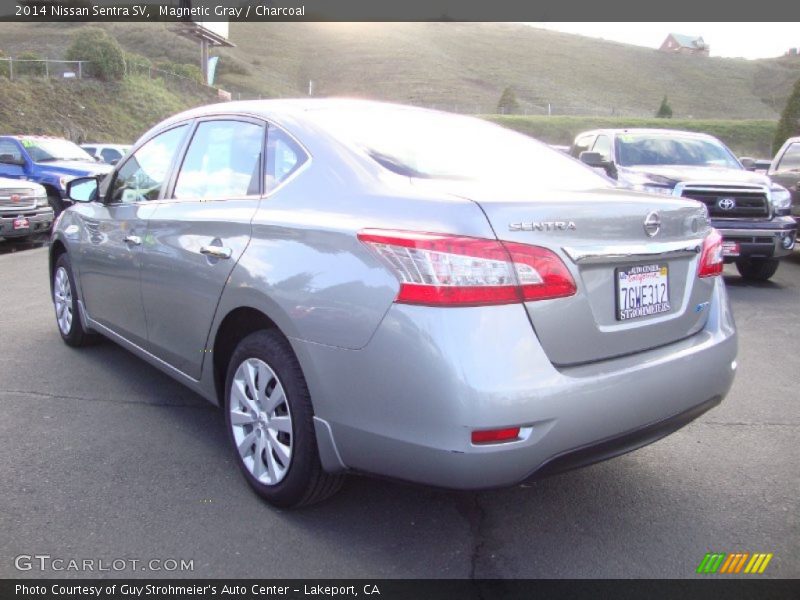 Magnetic Gray / Charcoal 2014 Nissan Sentra SV