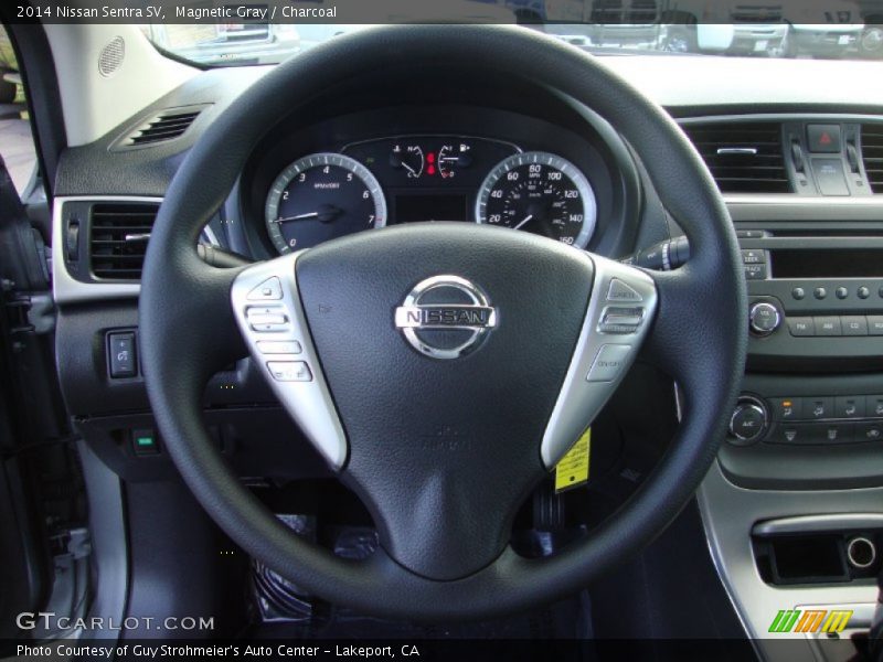 Magnetic Gray / Charcoal 2014 Nissan Sentra SV