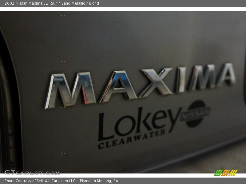 Sunlit Sand Metallic / Blond 2002 Nissan Maxima SE