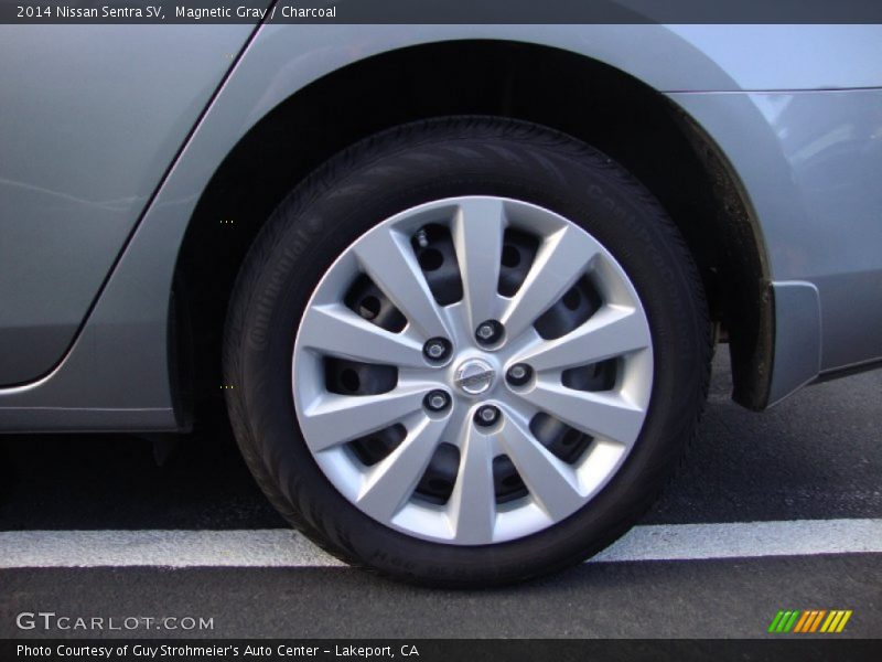 Magnetic Gray / Charcoal 2014 Nissan Sentra SV