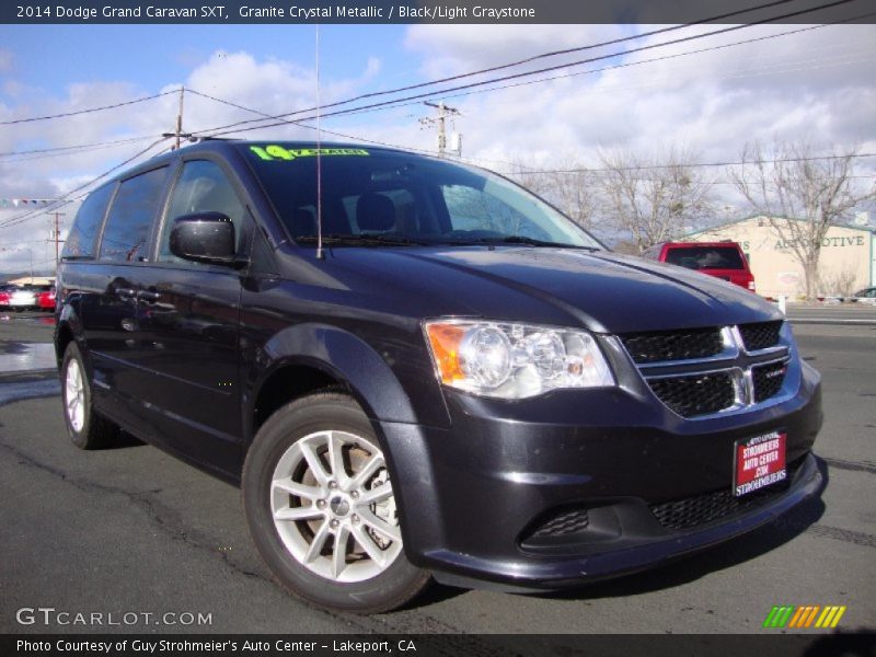 Granite Crystal Metallic / Black/Light Graystone 2014 Dodge Grand Caravan SXT