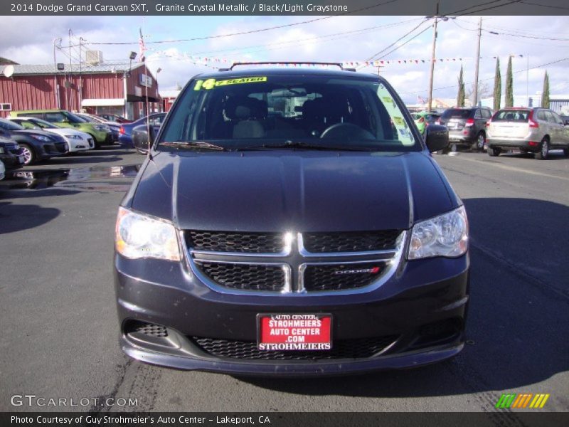 Granite Crystal Metallic / Black/Light Graystone 2014 Dodge Grand Caravan SXT