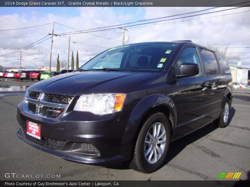 Granite Crystal Metallic / Black/Light Graystone 2014 Dodge Grand Caravan SXT