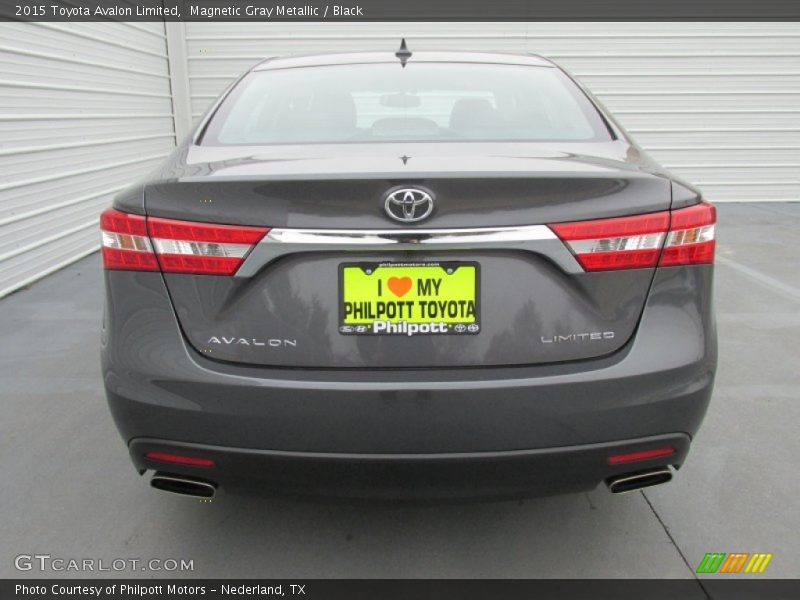 Magnetic Gray Metallic / Black 2015 Toyota Avalon Limited