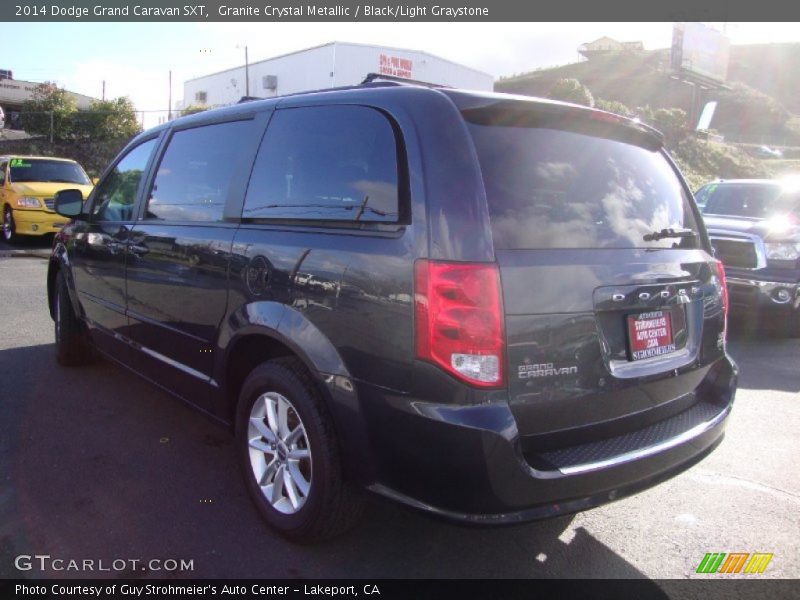 Granite Crystal Metallic / Black/Light Graystone 2014 Dodge Grand Caravan SXT