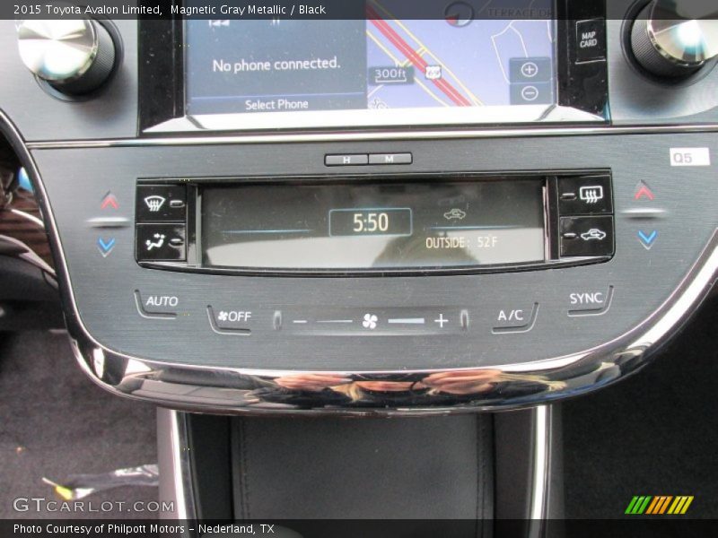 Magnetic Gray Metallic / Black 2015 Toyota Avalon Limited