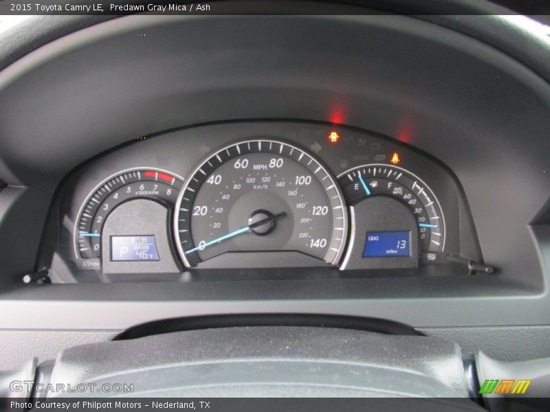 Predawn Gray Mica / Ash 2015 Toyota Camry LE