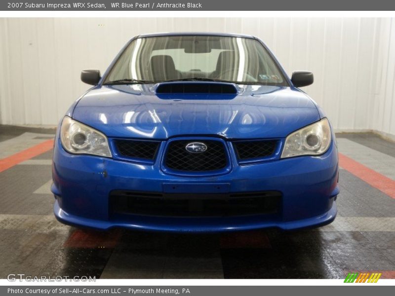 WR Blue Pearl / Anthracite Black 2007 Subaru Impreza WRX Sedan