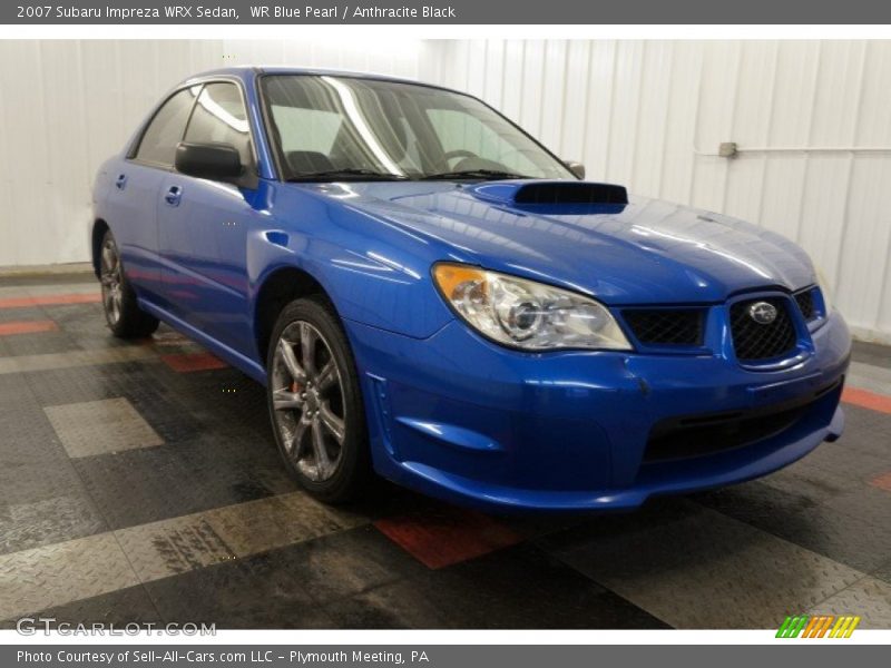 WR Blue Pearl / Anthracite Black 2007 Subaru Impreza WRX Sedan