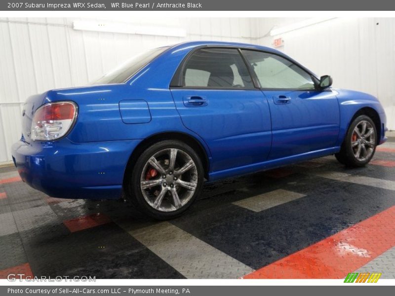 WR Blue Pearl / Anthracite Black 2007 Subaru Impreza WRX Sedan