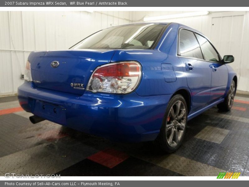 WR Blue Pearl / Anthracite Black 2007 Subaru Impreza WRX Sedan