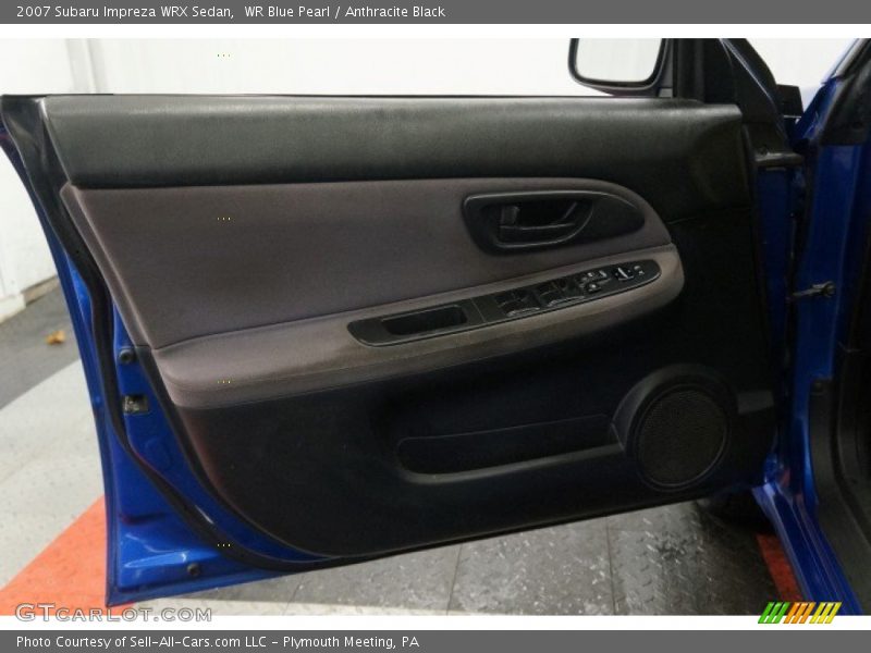 WR Blue Pearl / Anthracite Black 2007 Subaru Impreza WRX Sedan