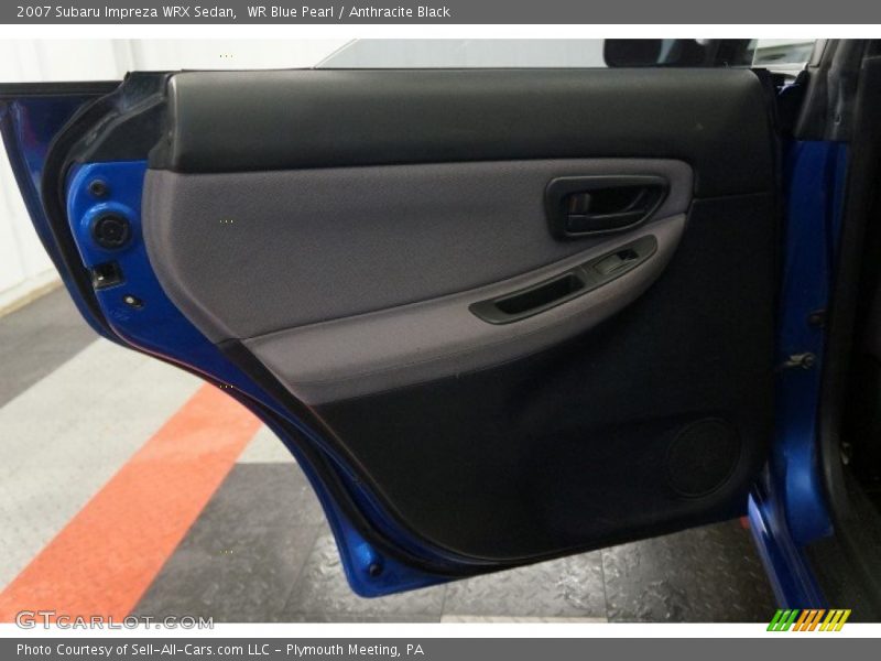 WR Blue Pearl / Anthracite Black 2007 Subaru Impreza WRX Sedan