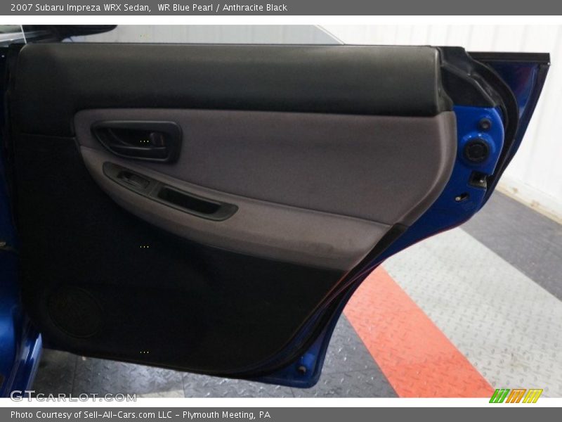 WR Blue Pearl / Anthracite Black 2007 Subaru Impreza WRX Sedan