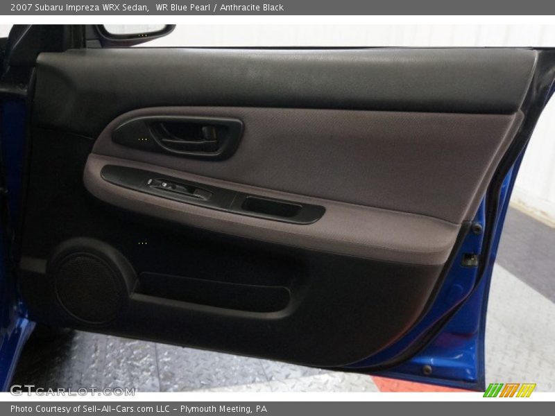 WR Blue Pearl / Anthracite Black 2007 Subaru Impreza WRX Sedan