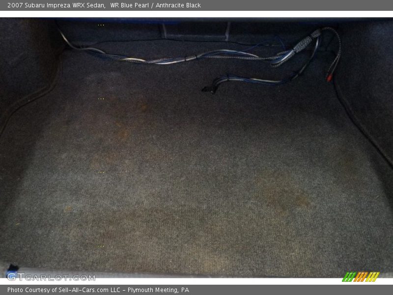 WR Blue Pearl / Anthracite Black 2007 Subaru Impreza WRX Sedan