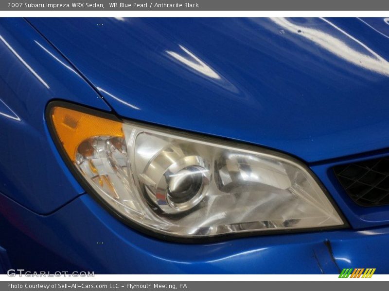 WR Blue Pearl / Anthracite Black 2007 Subaru Impreza WRX Sedan