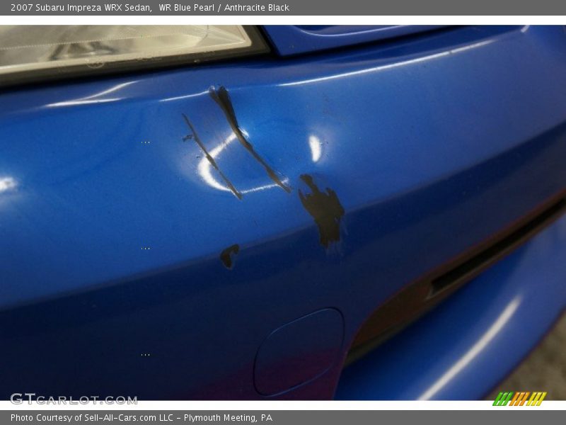 WR Blue Pearl / Anthracite Black 2007 Subaru Impreza WRX Sedan