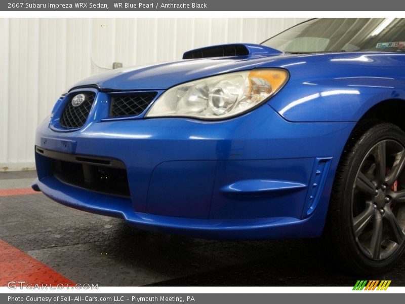 WR Blue Pearl / Anthracite Black 2007 Subaru Impreza WRX Sedan