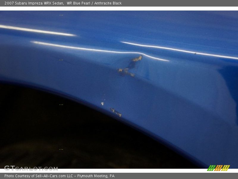 WR Blue Pearl / Anthracite Black 2007 Subaru Impreza WRX Sedan