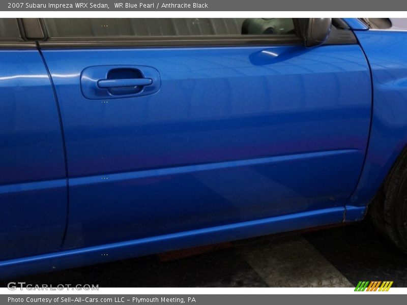 WR Blue Pearl / Anthracite Black 2007 Subaru Impreza WRX Sedan